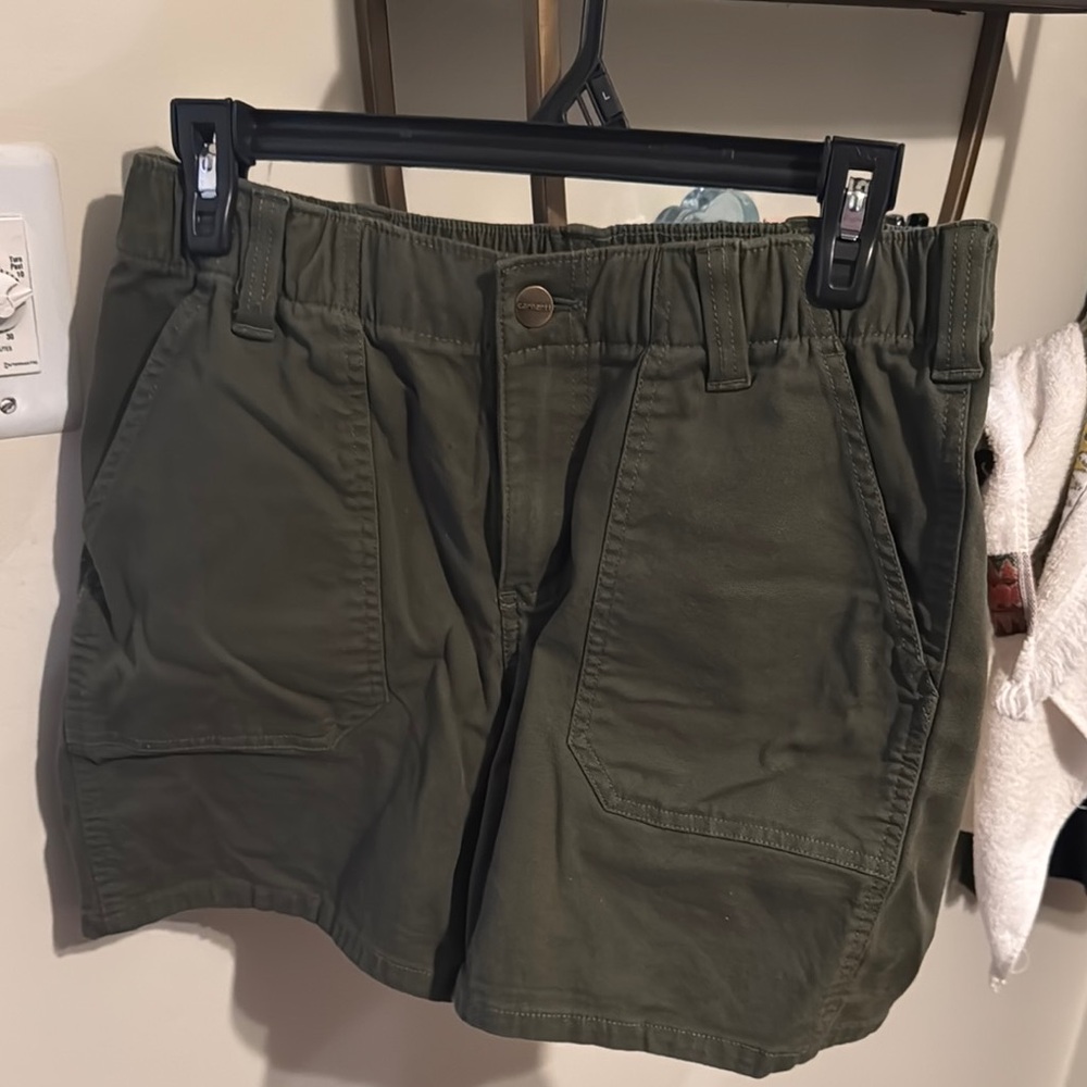 Carhartt Forest Green Utility Shorts